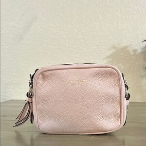 Kate Spade Pink Pebbled Leather Crossbody